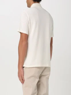 Polo basic Brunello Cucinelli in cotone e lino