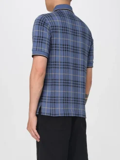 Polo Burberry in cotone con motivo Vintage Check