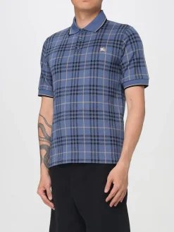 Polo Burberry in cotone con motivo Vintage Check