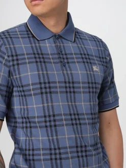 Polo Burberry in cotone con motivo Vintage Check