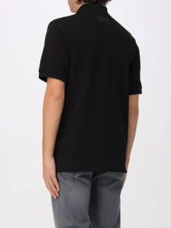 Polo classica Kenzo in cotone con logo ricamato