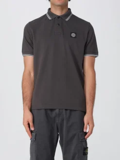 Polo classica Stone Island in cotone stretch