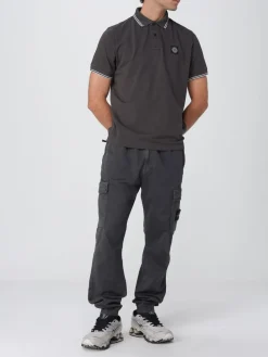 Polo classica Stone Island in cotone stretch