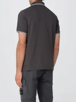 Polo classica Stone Island in cotone stretch