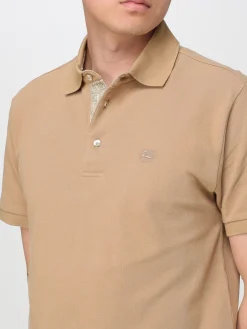 Polo con logo Pegaso Etro in cotone