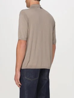 Polo Emporio Armani in misto cotone e seta