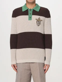 Polo Fendi in maglia a righe