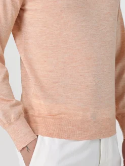 Polo in cashmere seta e lino Brunello Cucinelli