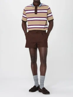 Polo in cotone a righe Gucci