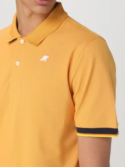 Polo in cotone basic con mini logo K-way