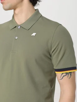 Polo in cotone basic con mini logo K-way