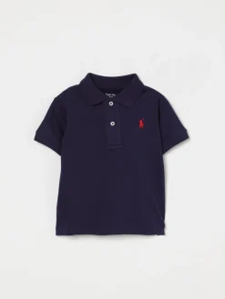 Polo in cotone basic con mini logo Polo Ralph Lauren