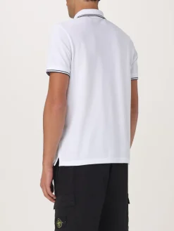 Polo in cotone biologico piquet Stone Island