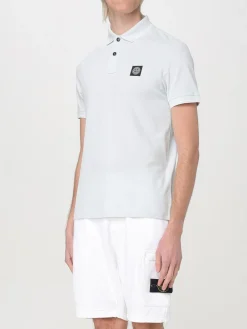 Polo in cotone biologico piquet Stone Island