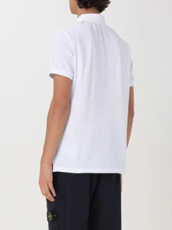 Polo in cotone biologico piquet Stone Island
