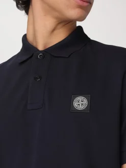 Polo in cotone biologico piquet Stone Island