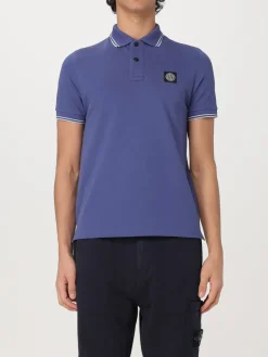 Polo in cotone biologico piquet Stone Island