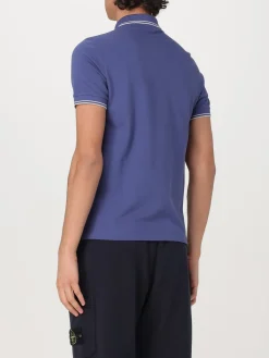 Polo in cotone biologico piquet Stone Island