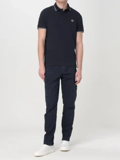 Polo in cotone biologico piquet Stone Island