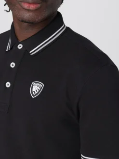 Polo in cotone Blauer con logo