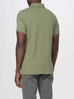 Polo in cotone con logo Barbour