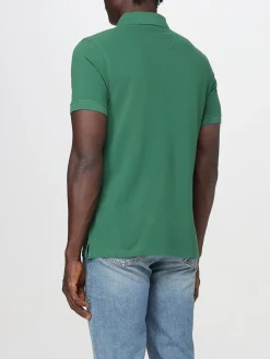 Polo in cotone con logo Barbour