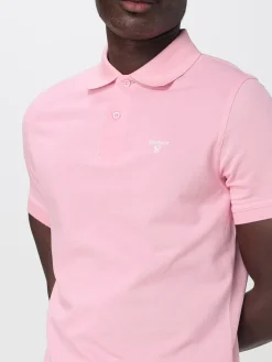 Polo in cotone con logo Barbour