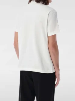 Polo in cotone con logo Burberry