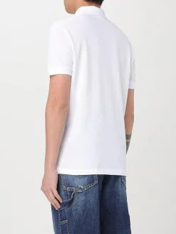 Polo in cotone con logo Dsquared2