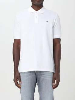 Polo in cotone con logo Manuel Ritz