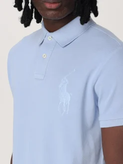 Polo in cotone con logo Polo Ralph Lauren