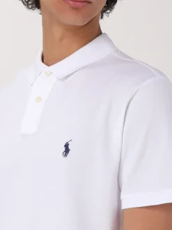 Polo in cotone con logo Polo Ralph Lauren