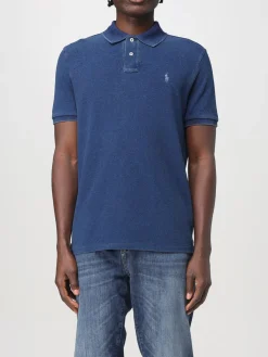 Polo in cotone con logo Polo Ralph Lauren