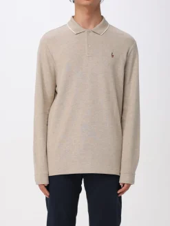 Polo in cotone con logo ricamato Polo Ralph Lauren