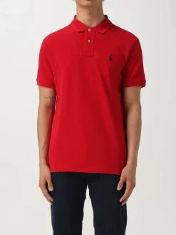 Polo in cotone con logo ricamato Polo Ralph Lauren