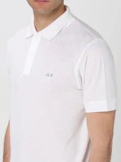 Polo in cotone con logo SUN68