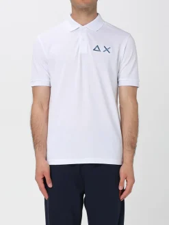 Polo in cotone con logo SUN68