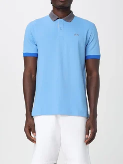 Polo in cotone con logo SUN68