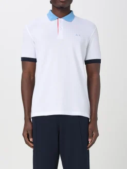 Polo in cotone con logo SUN68