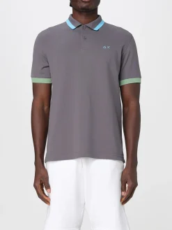 Polo in cotone con logo SUN68