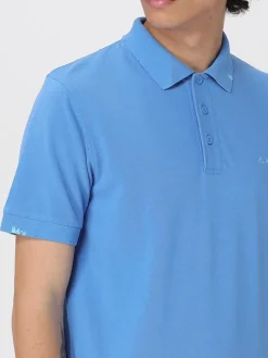 Polo in cotone con logo SUN68