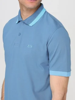 Polo in cotone con logo SUN68