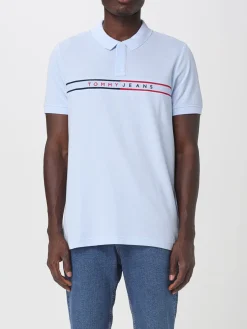 Polo in cotone con logo Tommy Jeans