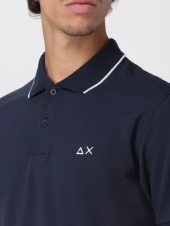 Polo in cotone con mini logo SUN68
