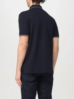 Polo in cotone con mini logo Emporio Armani