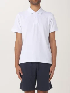 Polo in cotone con mini logo K-way