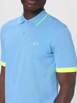 Polo in cotone con mini logo SUN68