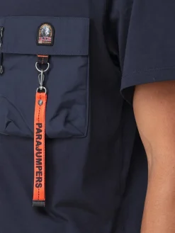 Polo in cotone con tasca a toppa Parajumpers