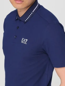 Polo in cotone Ea7 con logo