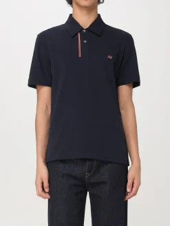 Polo in cotone Missoni con logo ricamato